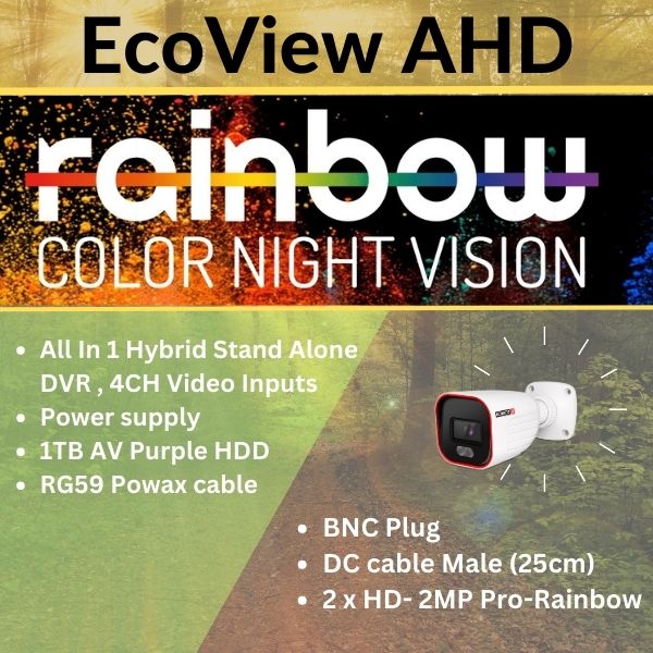 EcoView AHD Rainbow Entry Combo